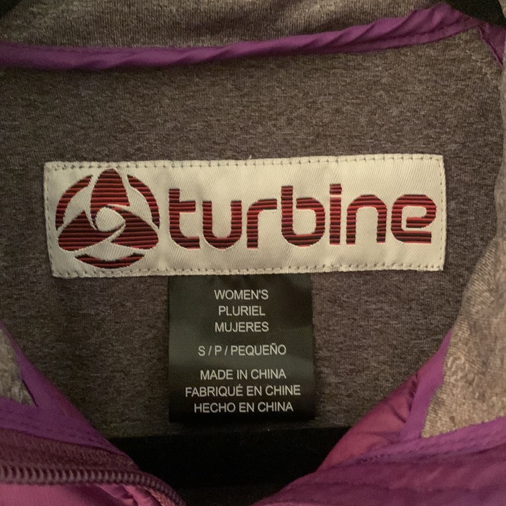 Turbine Women’s Basecamp Jacket Purple & Grey Small - Picture 2 of 10